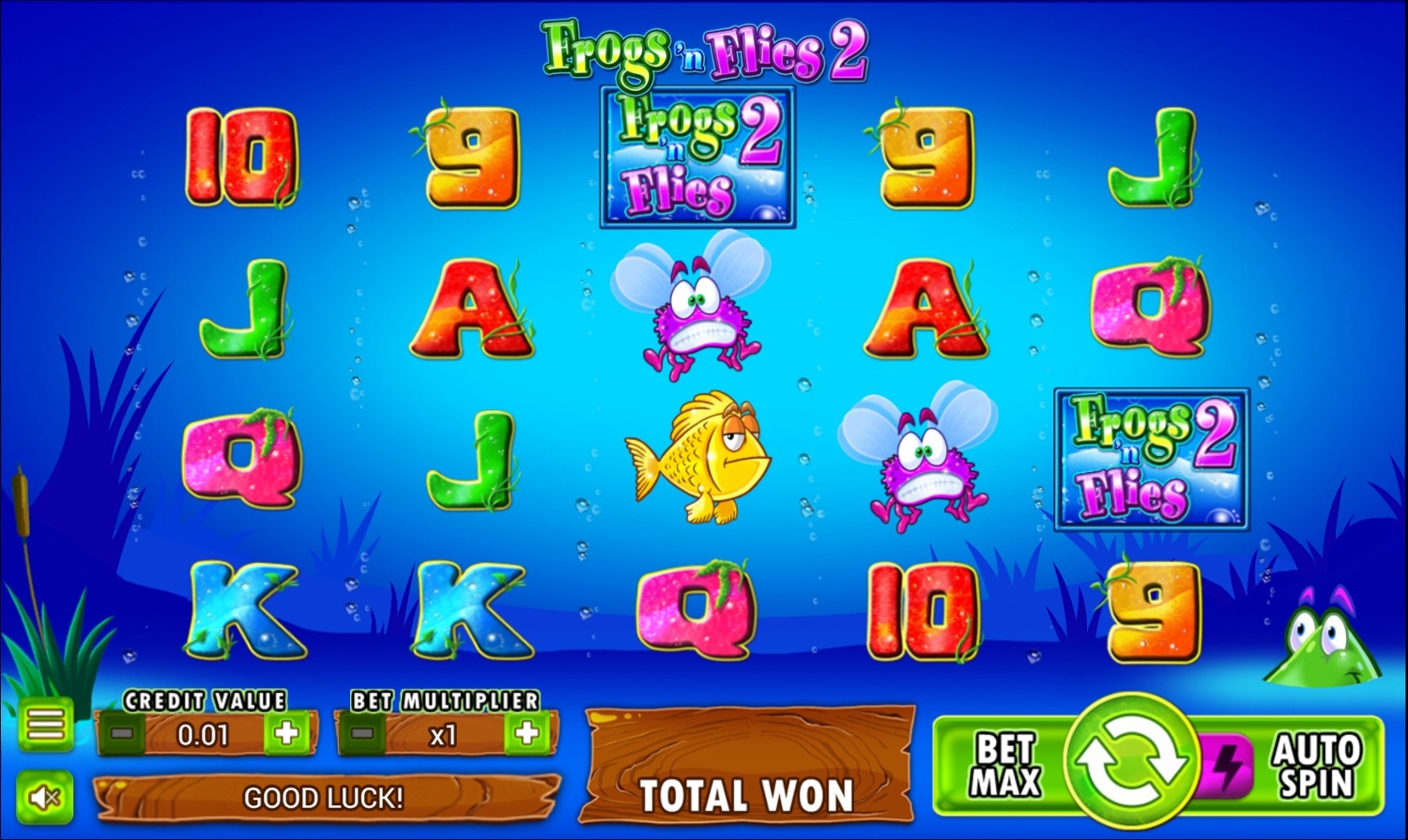 Frogs 'n Flies 2 Slot Gameplay