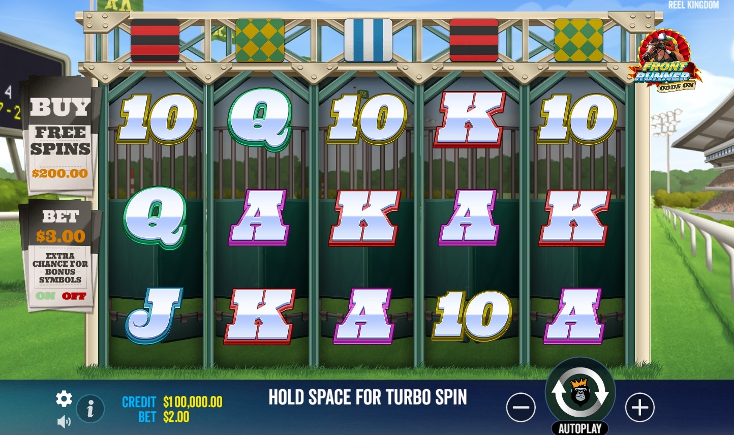 Front Runner Odds Slot Gameplay