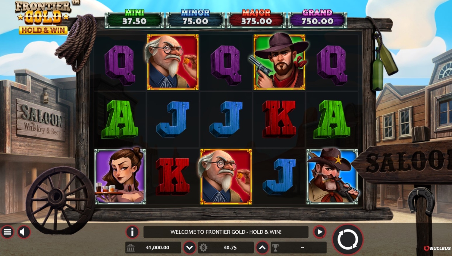 Frontier Gold Slot Gameplay