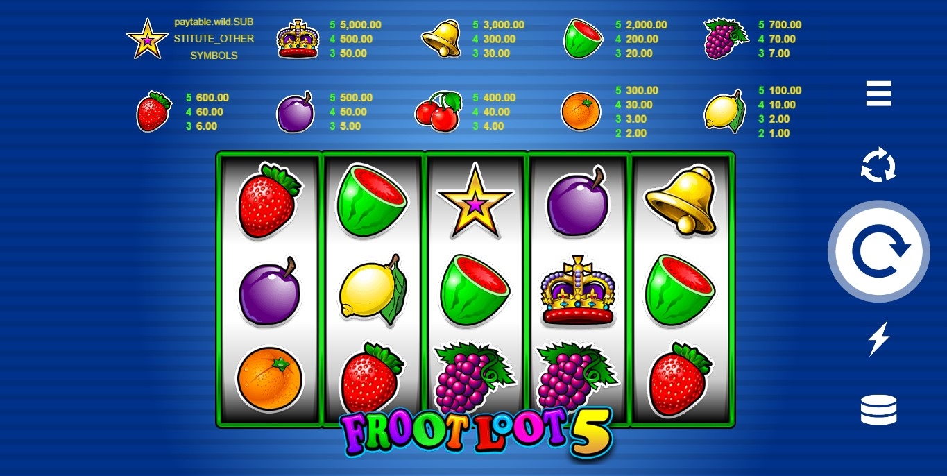 Froot Loot 5-Line Slot Gameplay