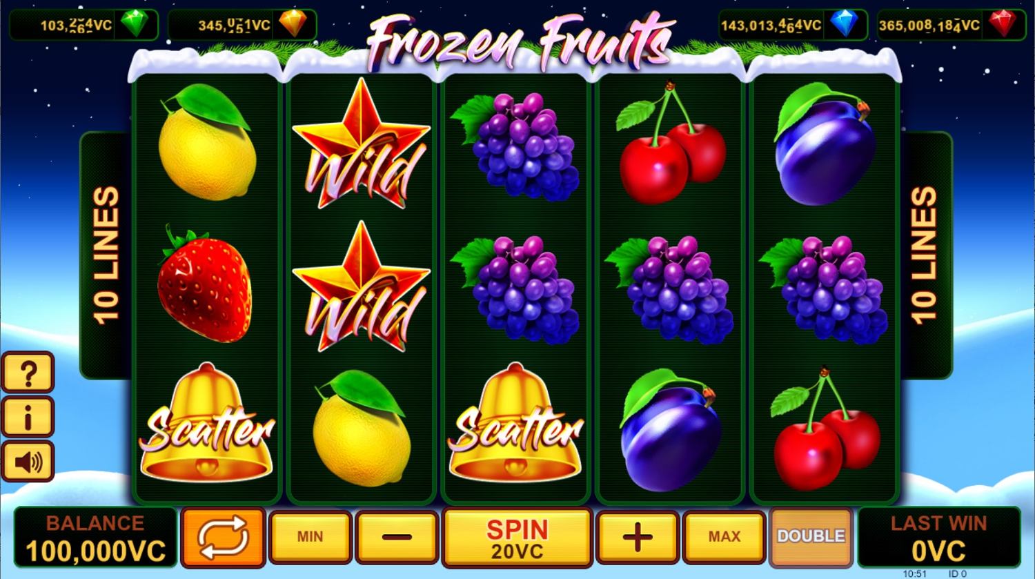 Frozen Fruits Slot Gameplay
