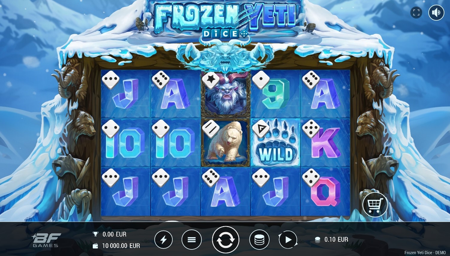 Frozen Yeti Dice Slot Gameplay
