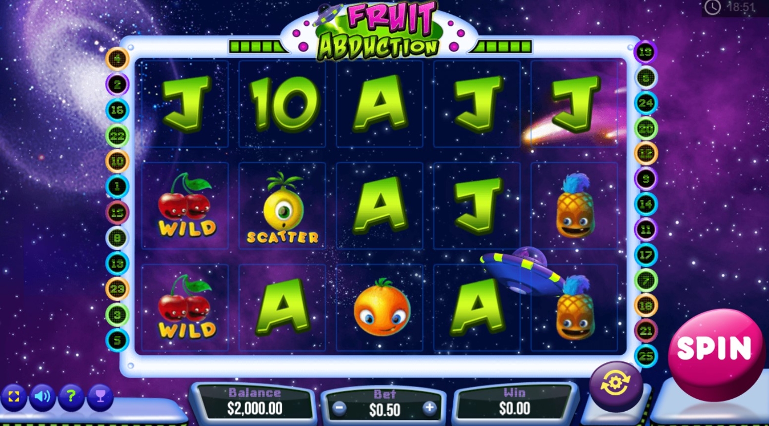 Fruit Abduction Slot Gameplay