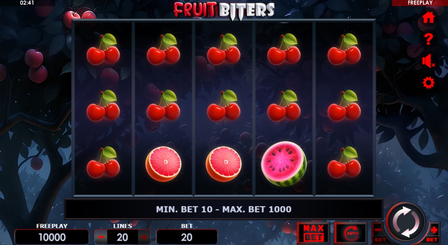 Fruit Biters Slot Gameplay
