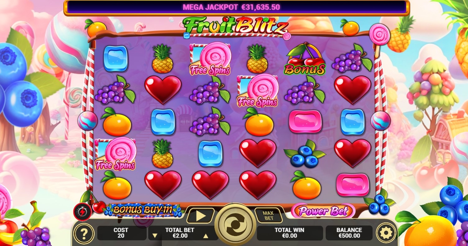 Fruit Blitz Slot Gameplay