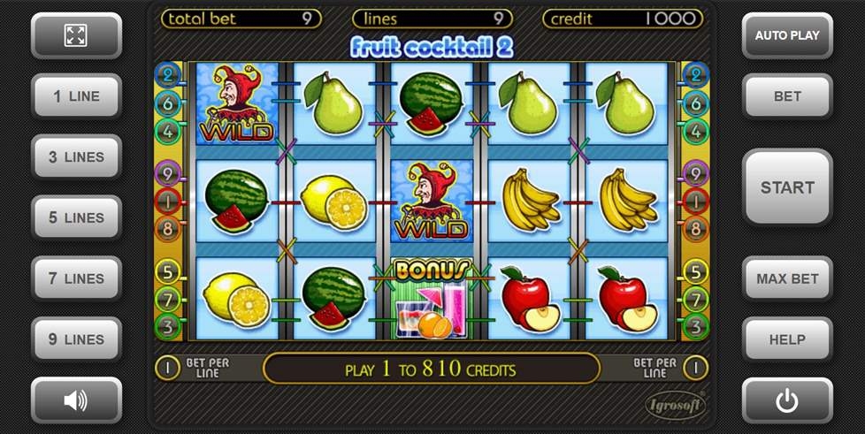 Fruit Cocktail 2 Slot Gameplay