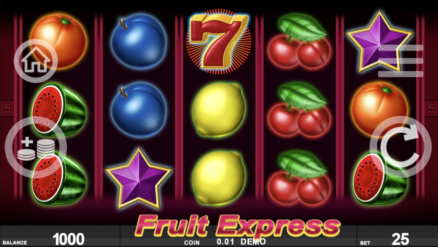 Fruit Express Slot Gameplay