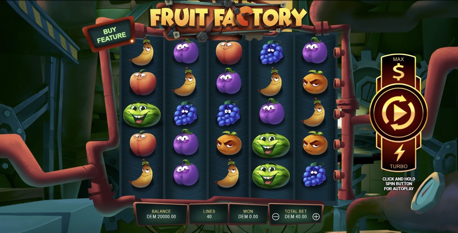 Fruit Factory Slot Gameplay