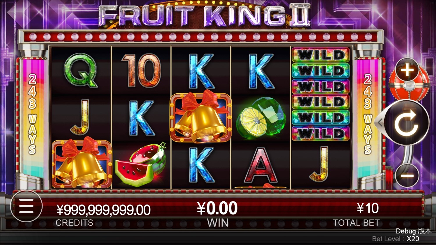 Fruit King ll Slot Gameplay