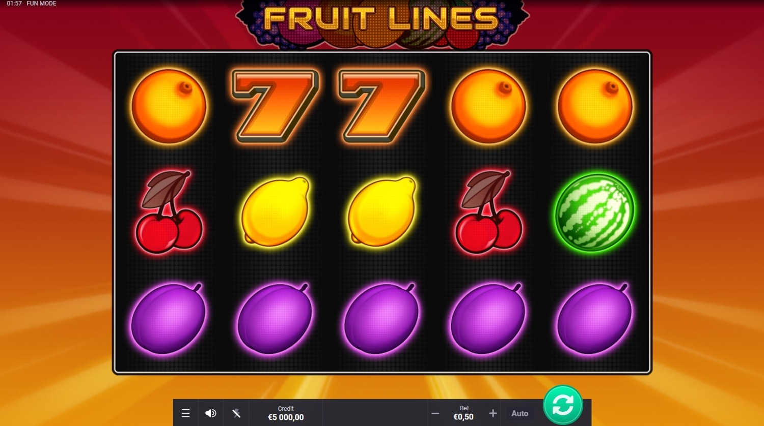 Fruit Lines (Oryx) Slot Gameplay