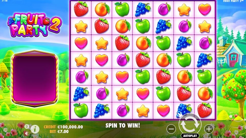 Fruit Party 2 Slot Gameplay