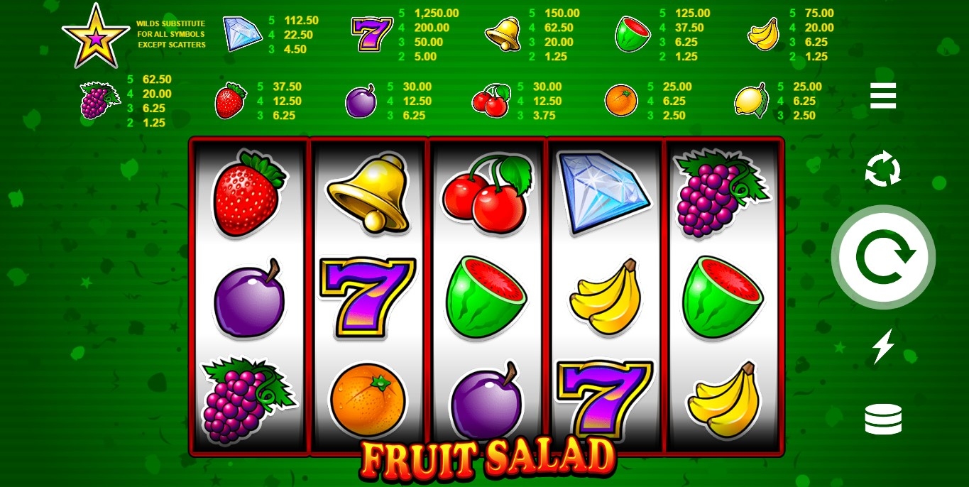 Fruit Salad 9-Line Slot Gameplay