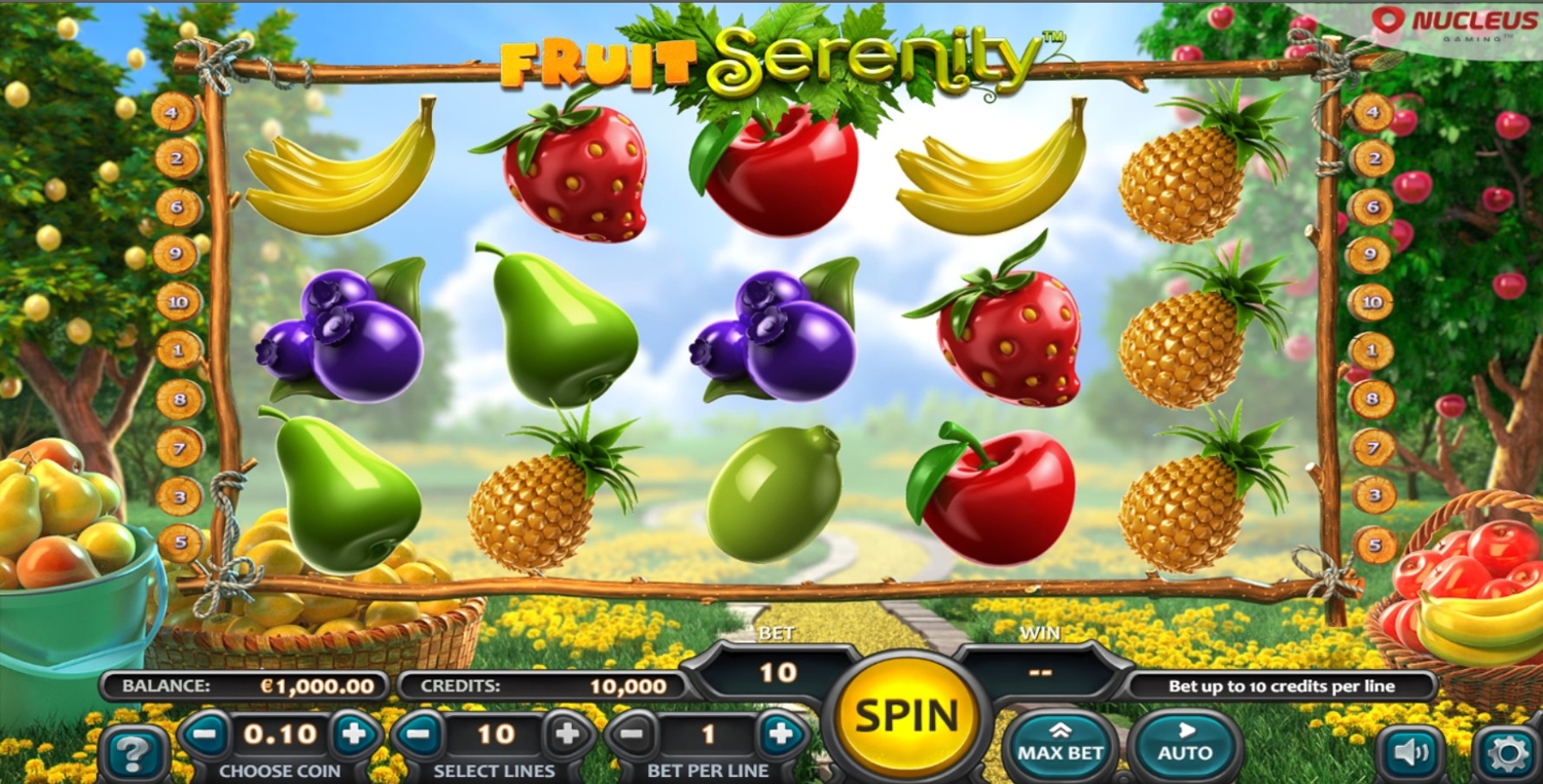 Fruit Serenity Slot Gameplay