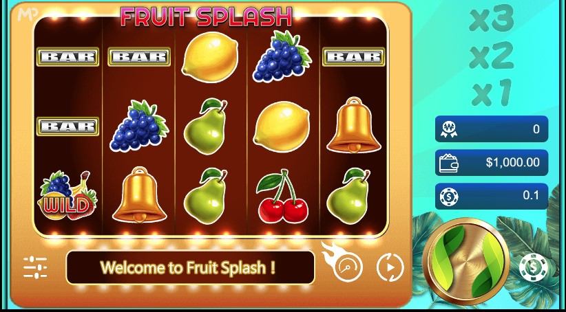 Fruit Splash Slot Gameplay