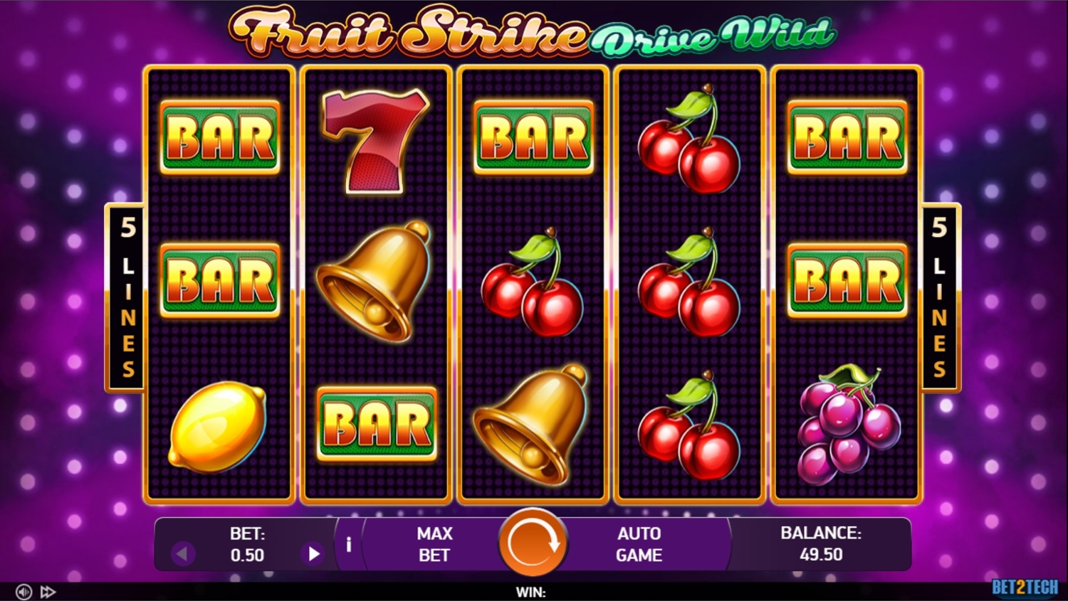 Fruit Strike: Drive Wild Slot Gameplay