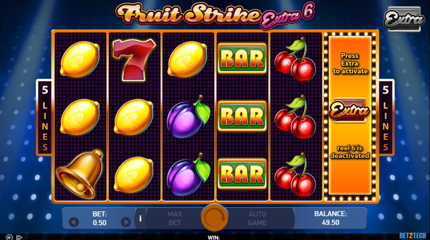 Fruit Strike: Extra 6 Slot Gameplay