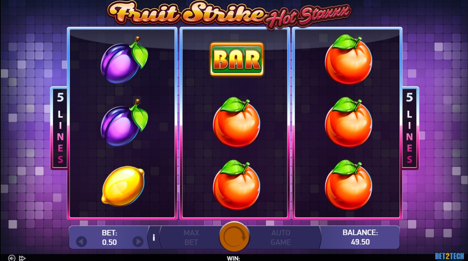 Fruit Strike: Hot Staxx Slot Gameplay