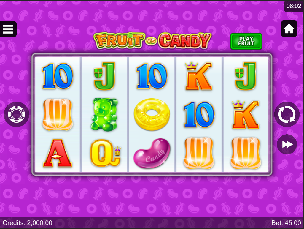 Fruit vs Candy Slot Gameplay