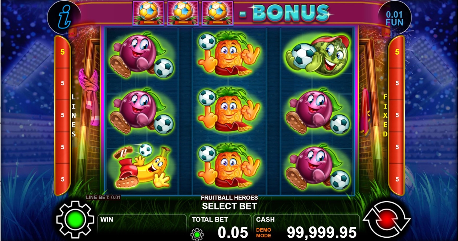 Fruitball Heroes Slot Gameplay