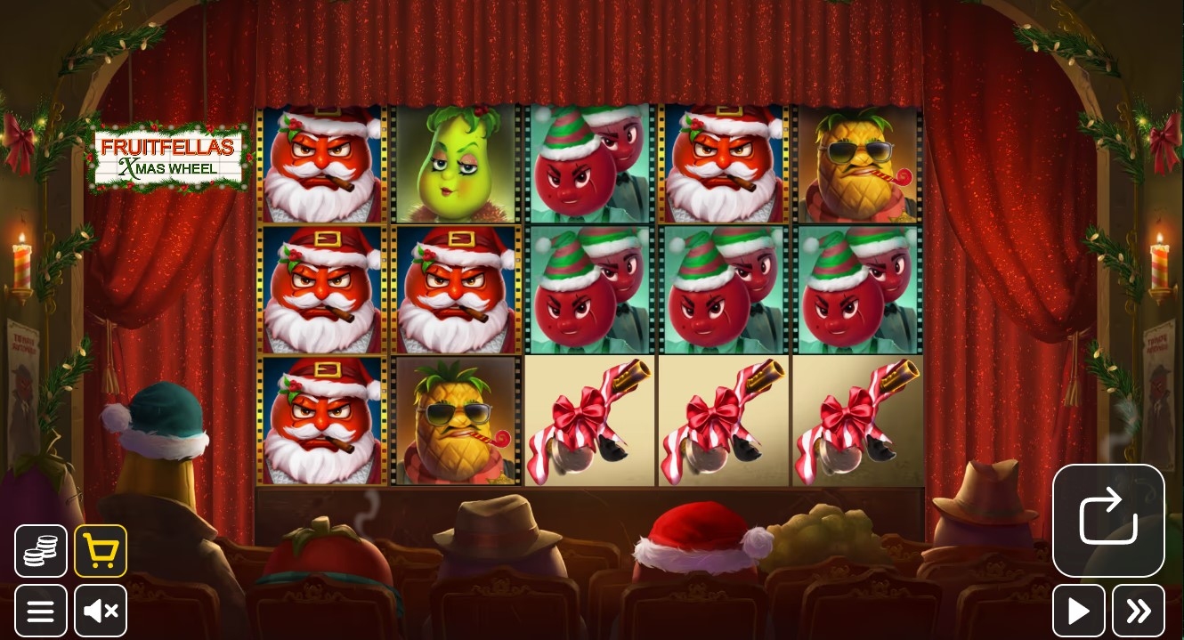 Fruitfellas Xmas Wheel Slot Gameplay