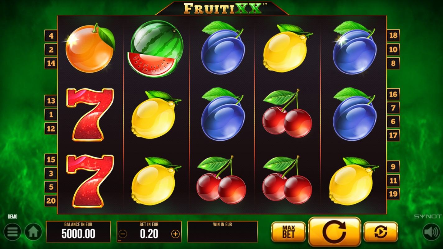 Fruiti XX Slot Gameplay