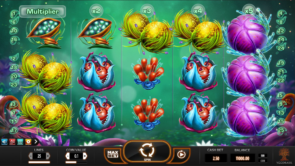 Fruitoids Slot Gameplay