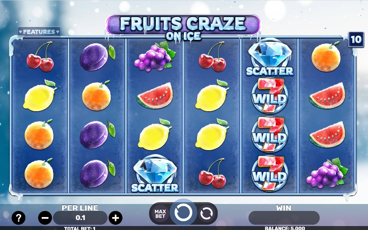 Fruits Craze On Ice Slot Gameplay