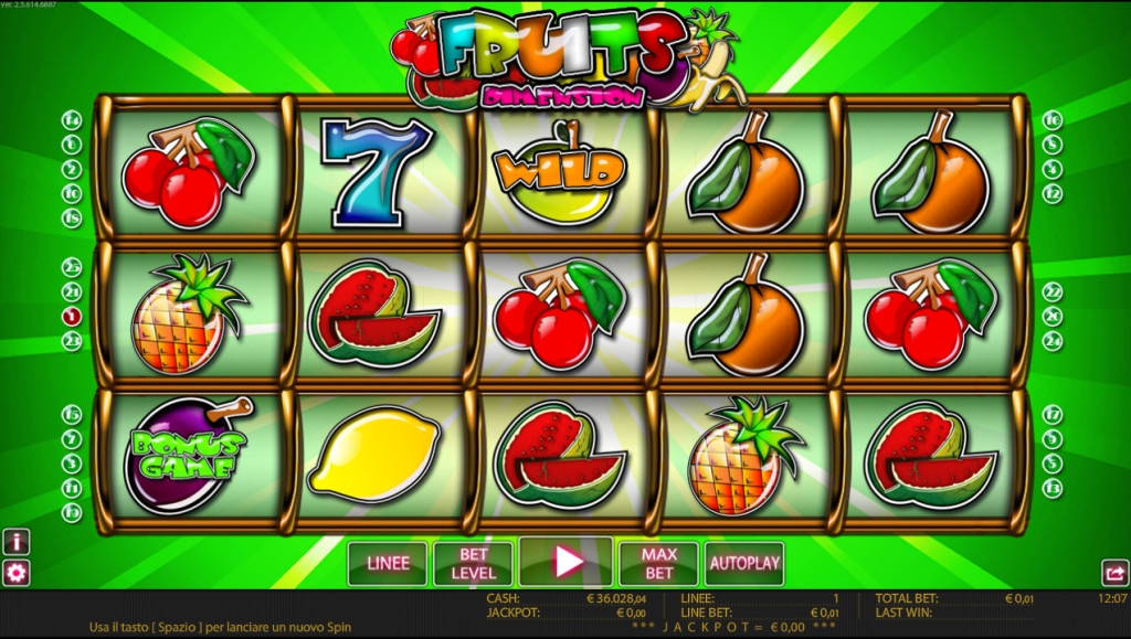 Fruits Dimension Slot Gameplay