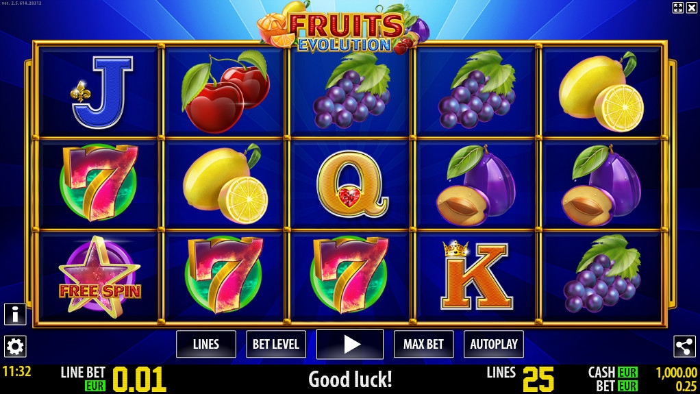 Fruits Evolution Slot Gameplay