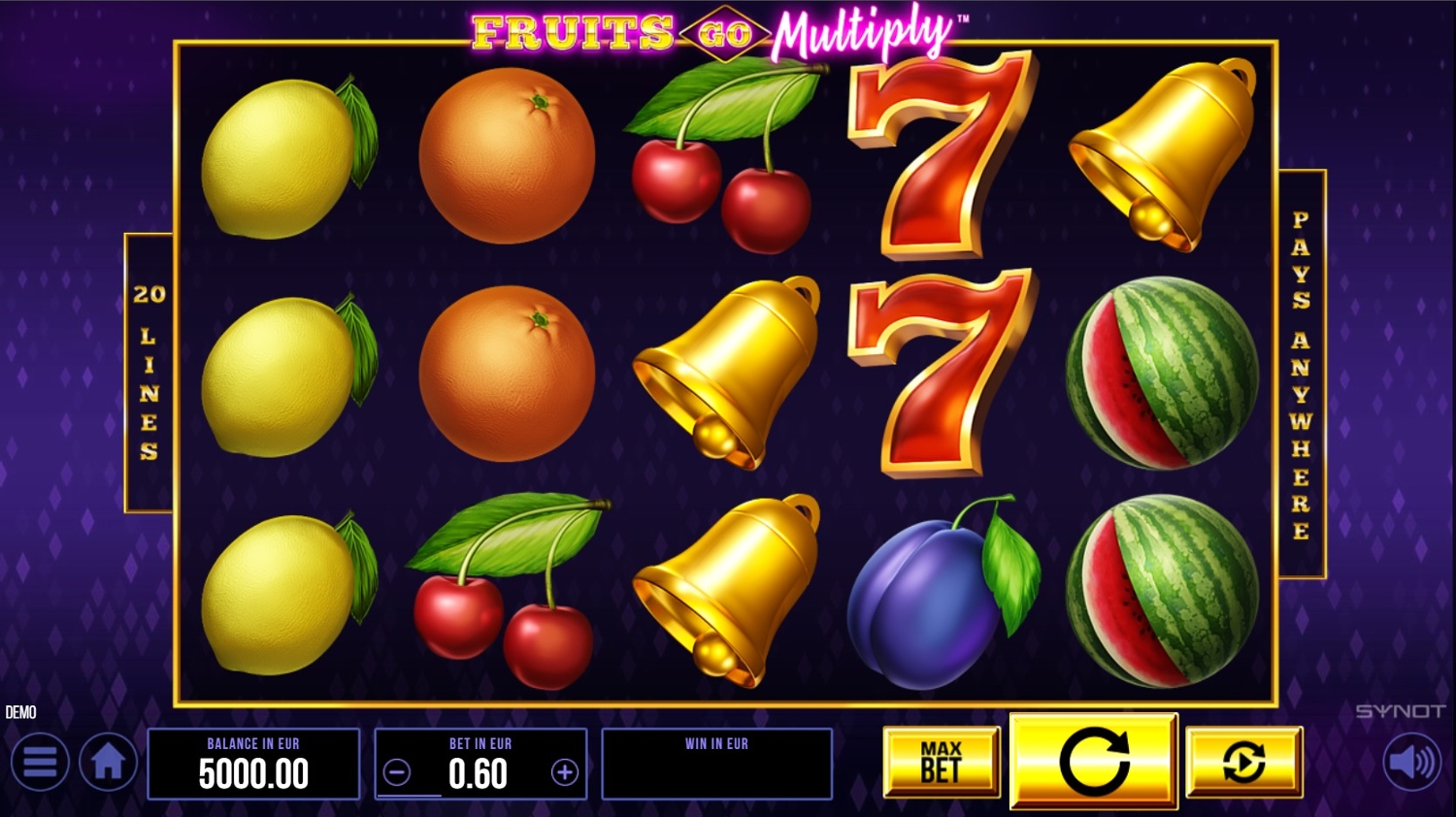Fruits Go Multiply Slot Gameplay