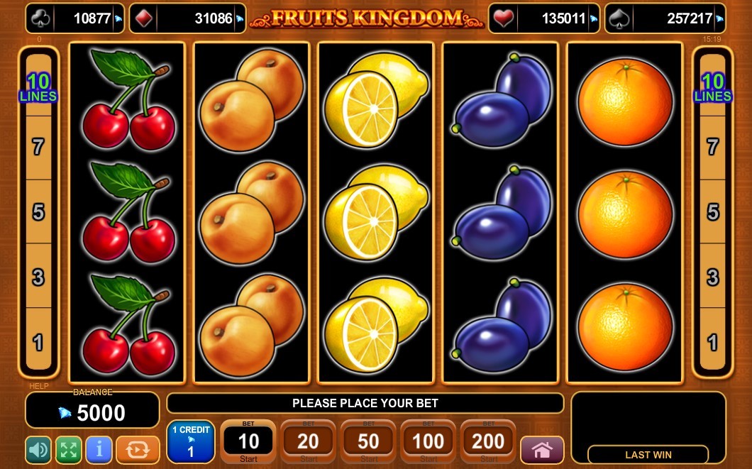 Fruits Kingdom Slot Gameplay