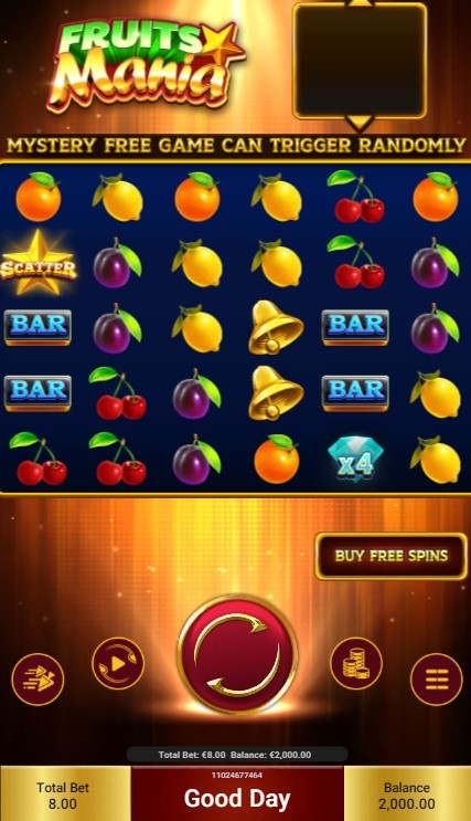 Fruits Mania Slot Gameplay