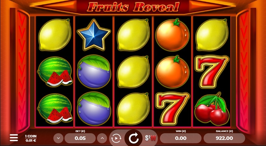 Fruits Reveal Slot Gameplay