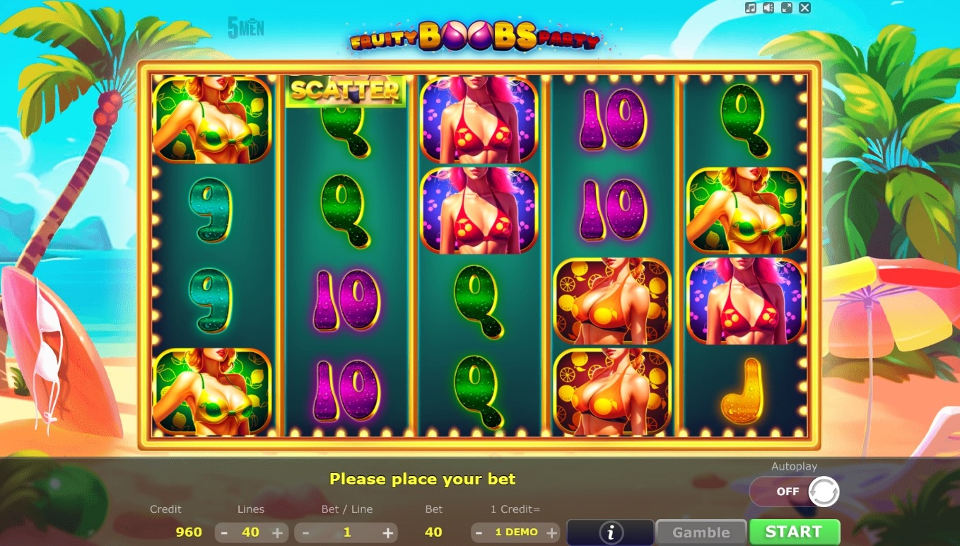 Fruity Boobs Party Slot Gameplay