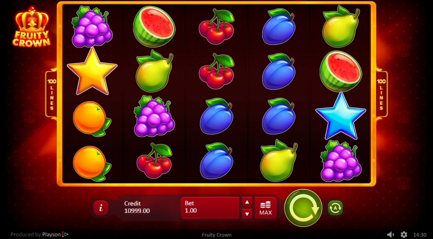 Fruity Crown Slot Gameplay