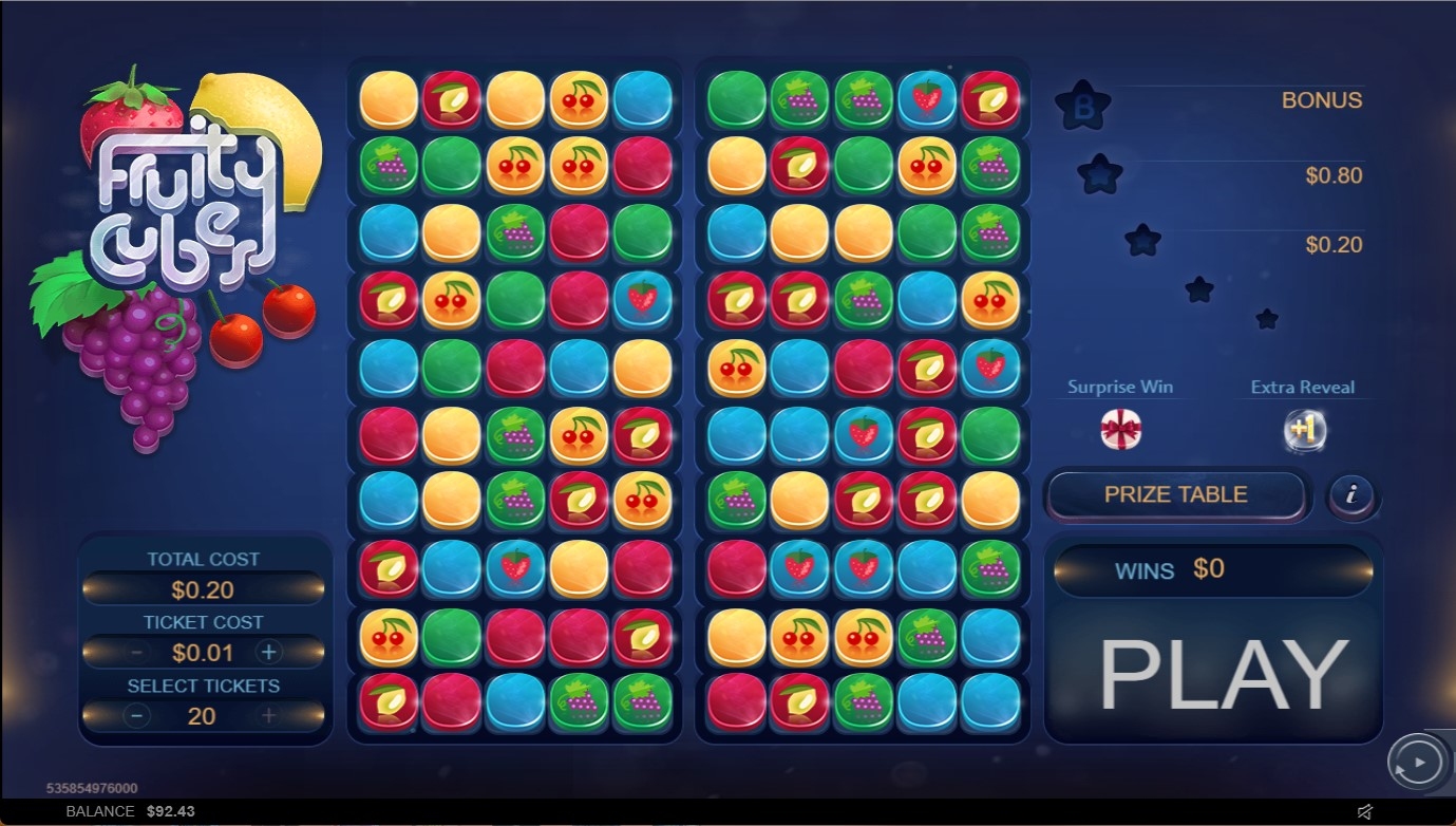 Fruity Cubes Slot Gameplay