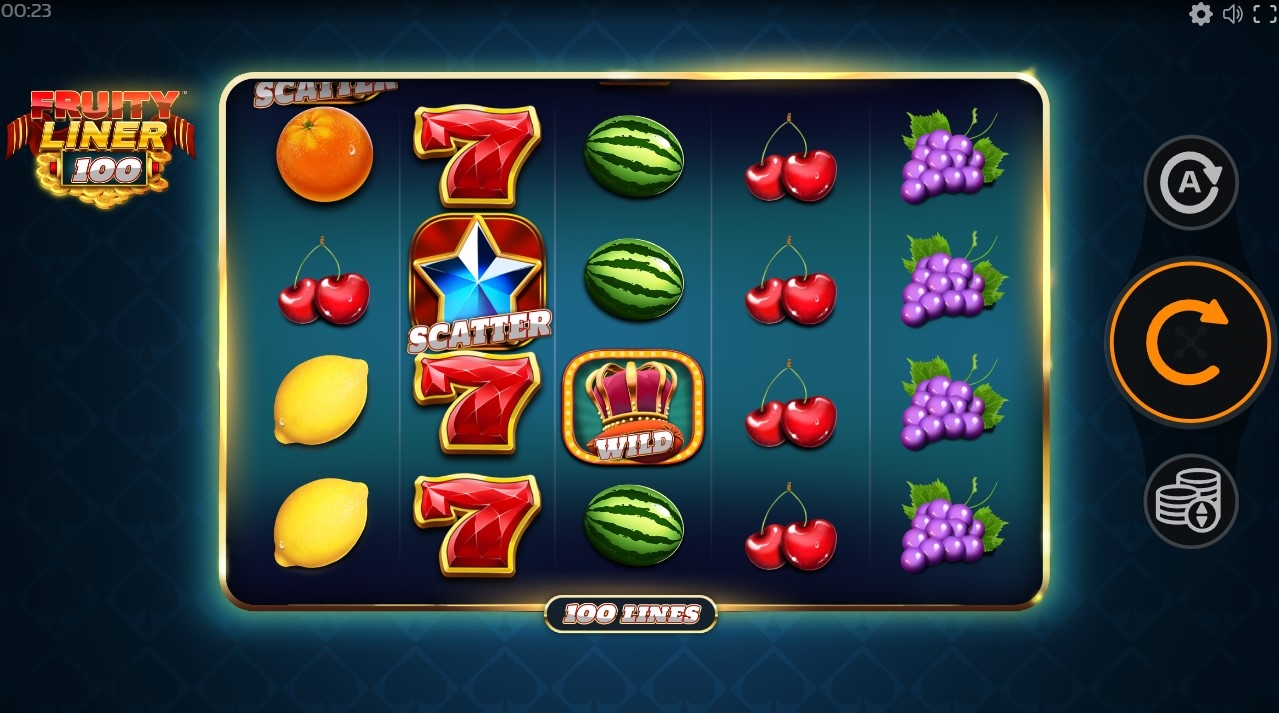 Fruity Liner 100 Slot Gameplay