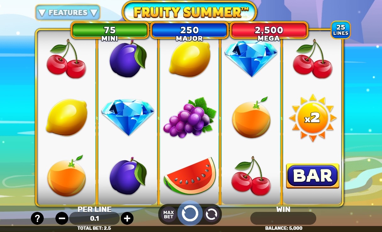 Fruity Summer Slot Gameplay