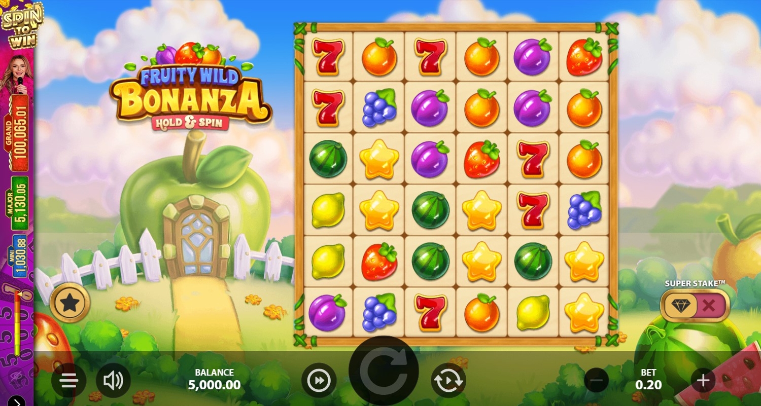 Fruity Wild Bonanza Hold and Spin Slot Gameplay