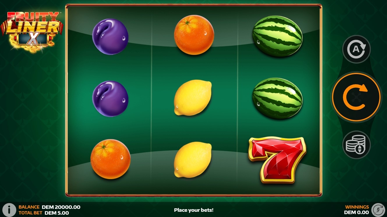 Fruityliner X Slot Gameplay