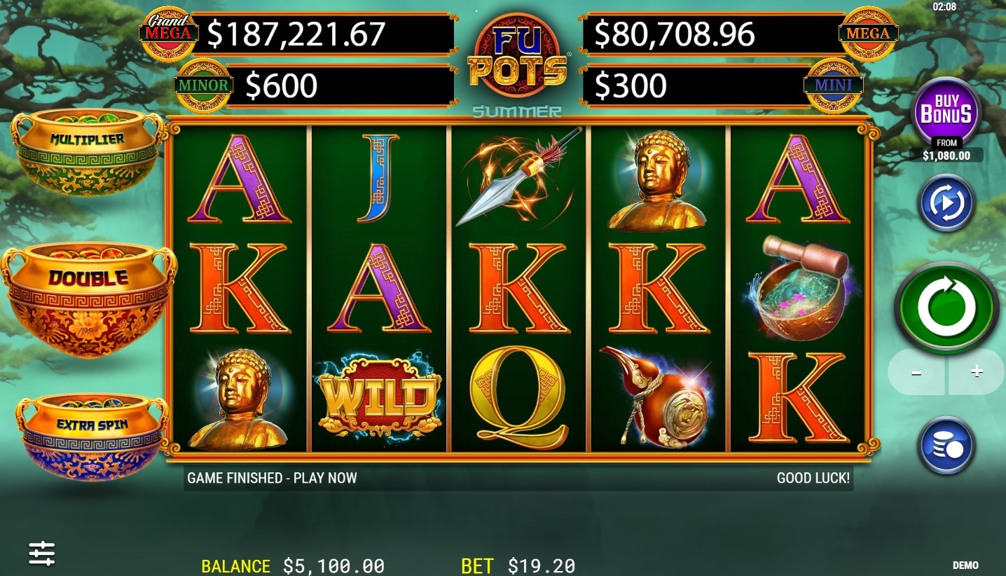 Fu Pots Summer Slot Gameplay