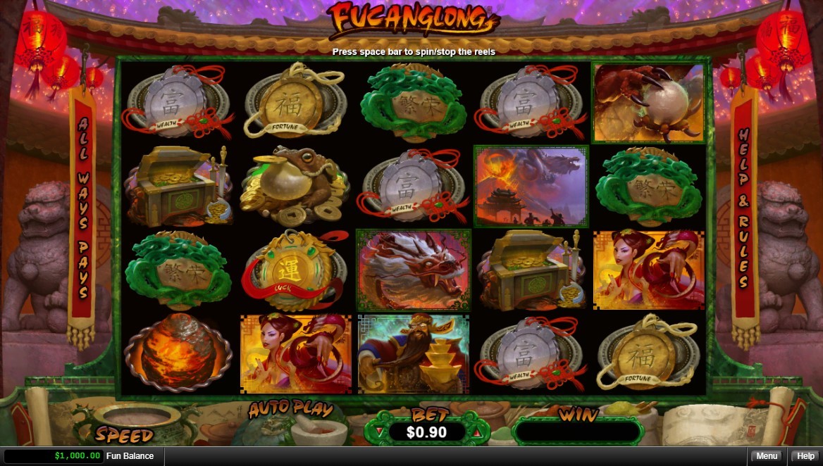 Fucanglong Slot Gameplay