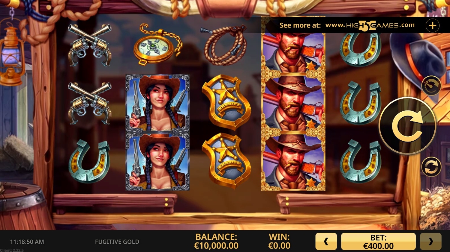 Fugitive Gold Slot Gameplay