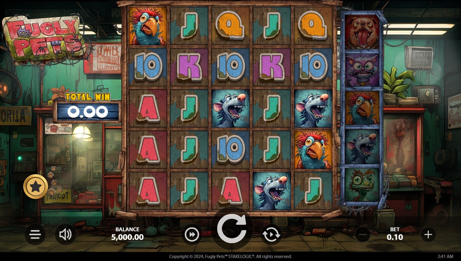 Fugly Pets Slot Gameplay
