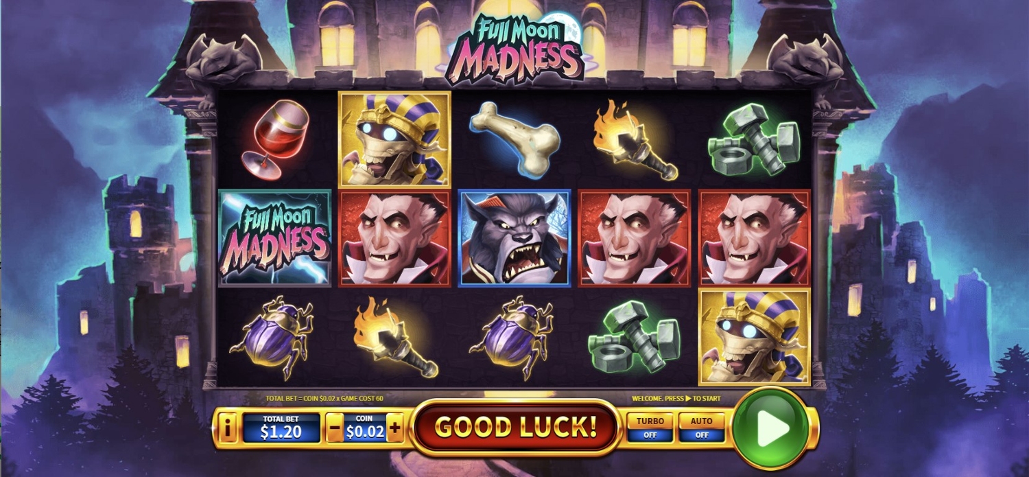 Full Moon Madness Slot Gameplay