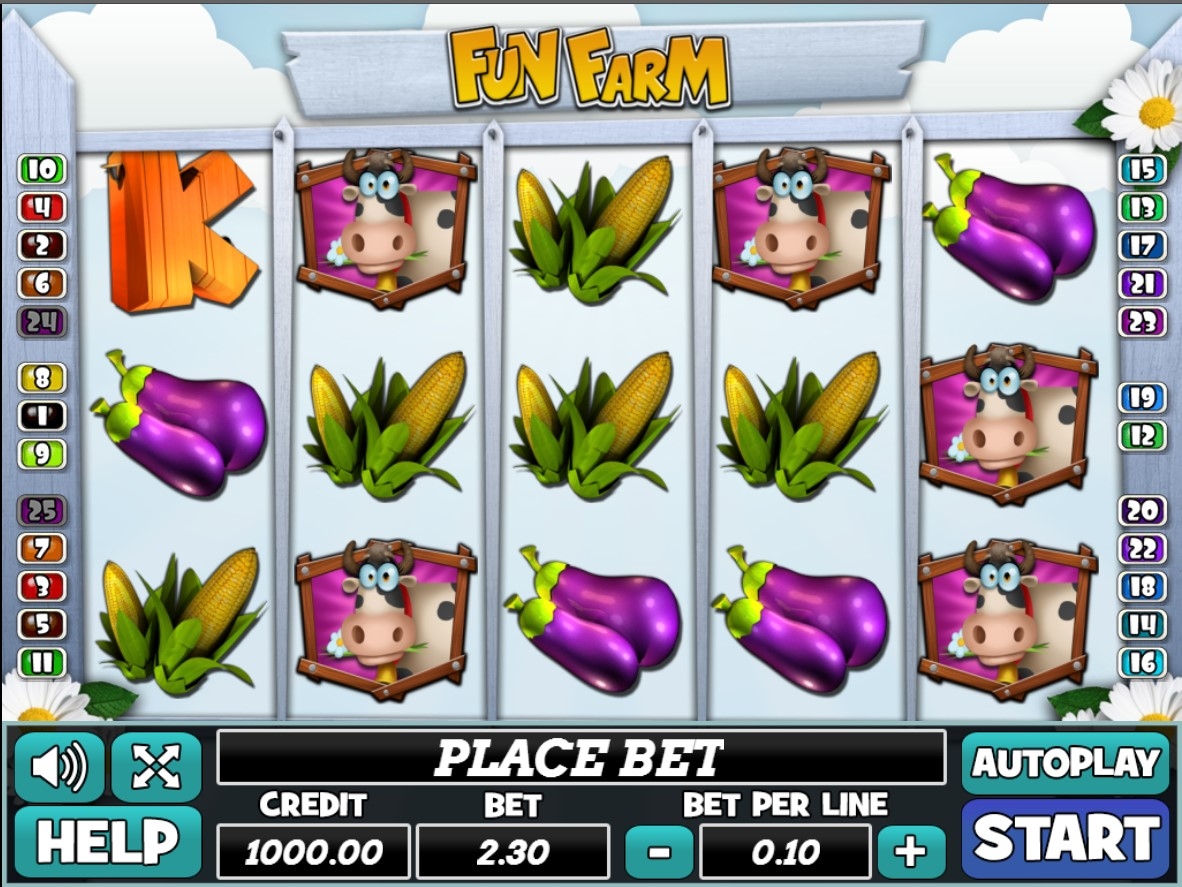 Fun Farm Slot Gameplay