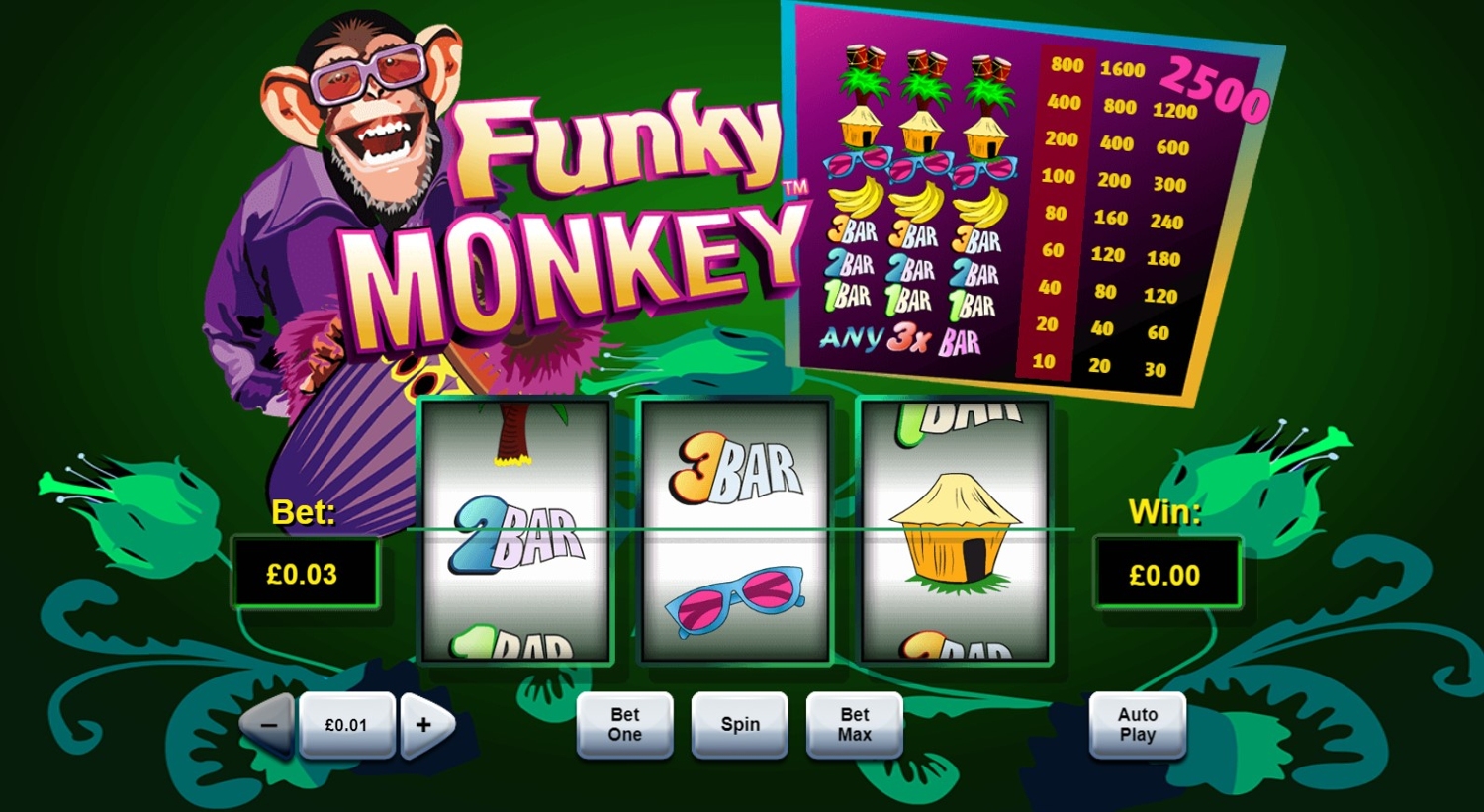 Funky Monkey Slot Gameplay