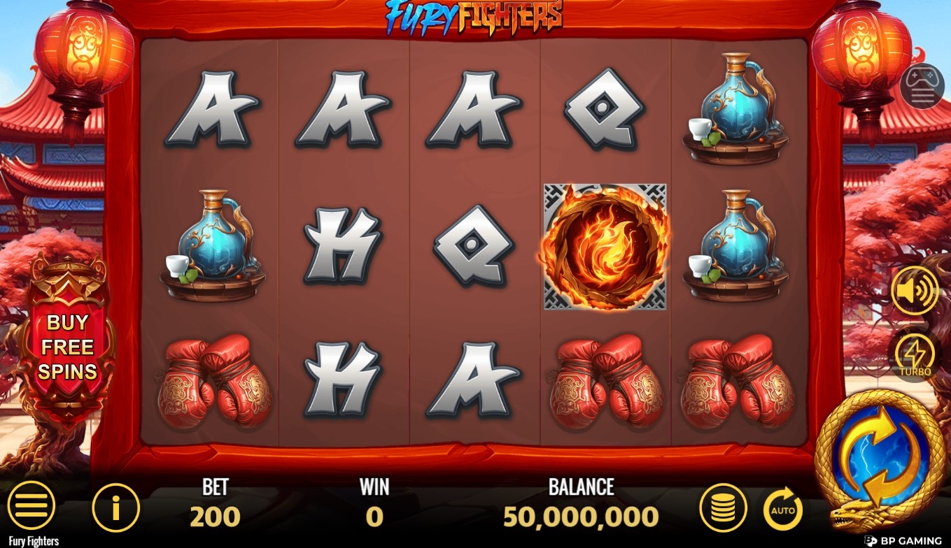 Fury Fighters Slot Gameplay