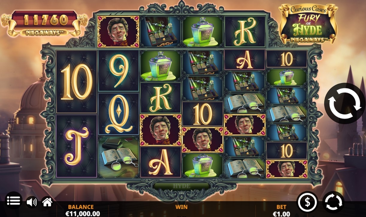 Fury of Hyde Megaways Slot Gameplay