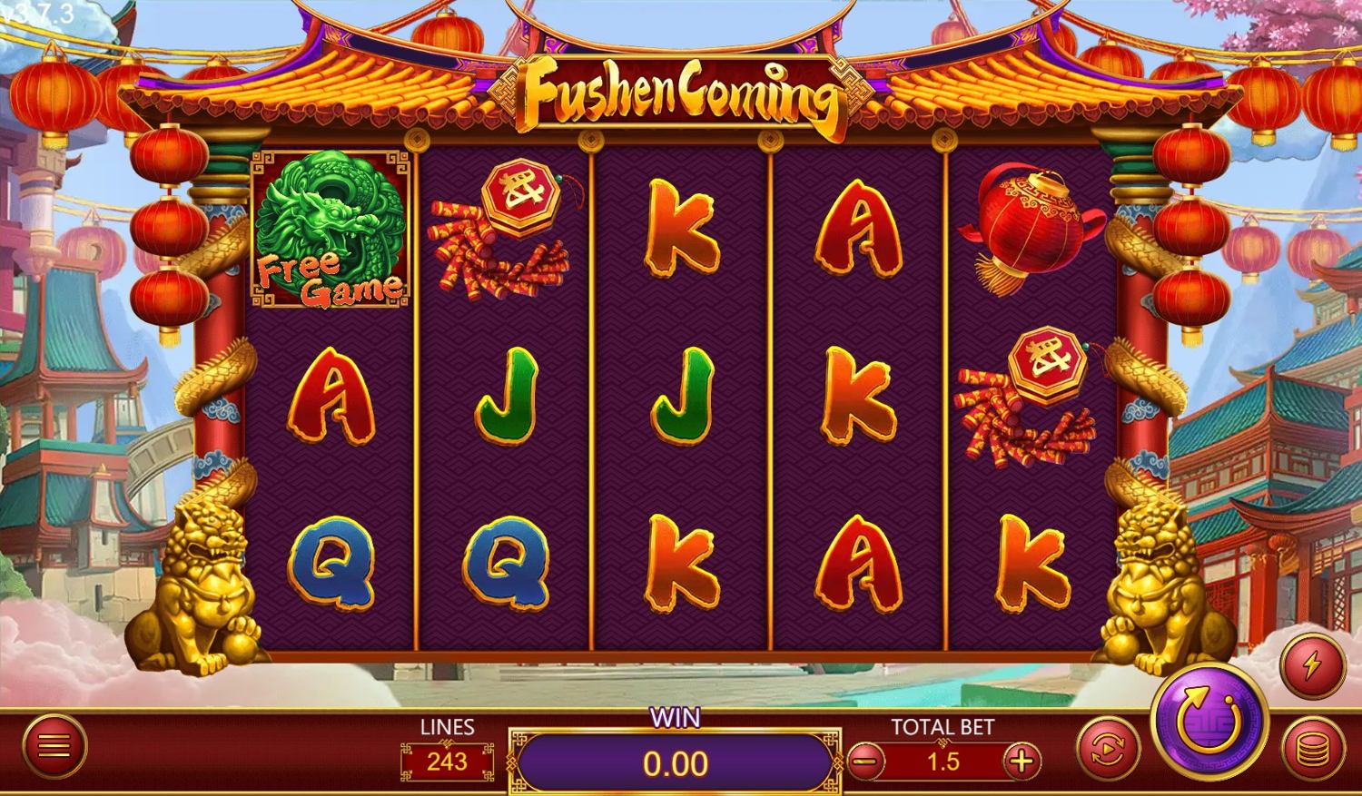 Fushen Coming Slot Gameplay